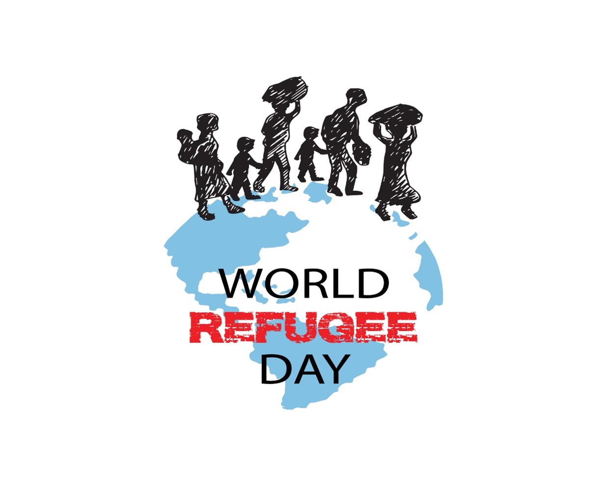 Logo wereldvluchtelingendag
